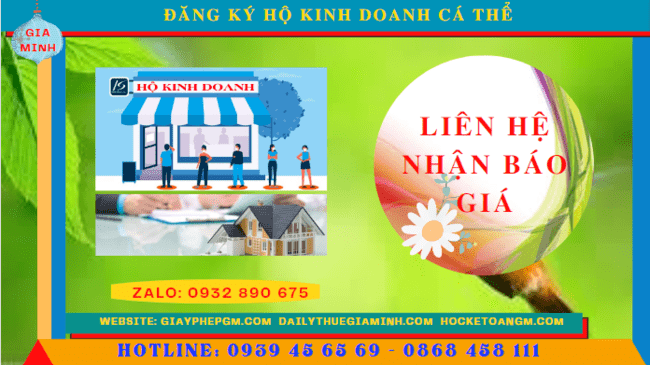 ĐĂNG KÝ HỘ KINH DOANH CÁ THỂ TẠI TPHCM 5 Chi phí đăng ký thành lập hộ kinh doanh cá thể TPHCM