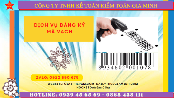 DỊCH VỤ ĐĂNG KÝ MÃ VẠCH TẠI QUẬN HOÀN KIẾM - HÀ NỘI TRỌN GÓI 6 Dịch vụ đăng ký mã vạch trọn gói tại Quận Hoàn Kiếm - Hà Nội