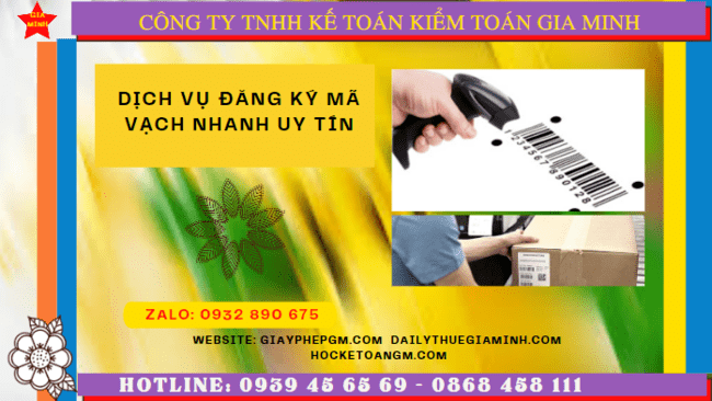 DỊCH VỤ ĐĂNG KÝ MÃ VẠCH NHANH UY TÍN TRỌN GÓI GIÁ RẺ TẠI THÁI BÌNH 4 Dịch vụ đăng ký mã số mã vạch giá rẻ uy tín tại Thái Bình