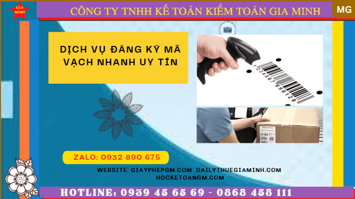DỊCH VỤ ĐĂNG KÝ MÃ VẠCH NHANH UY TÍN TRỌN GÓI GIÁ RẺ TẠI THÁI BÌNH 6 Dịch vụ đăng ký mã vạch trọn gói tại Thái Bình