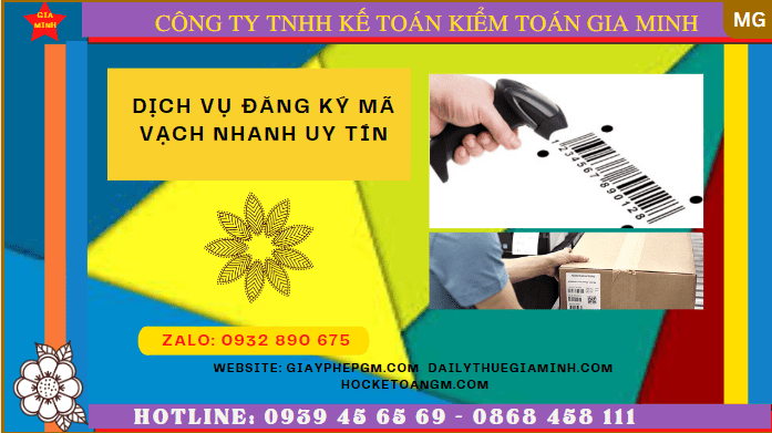 DỊCH VỤ ĐĂNG KÝ MÃ VẠCH NHANH UY TÍN TRỌN GÓI GIÁ RẺ TẠI PHÚ THỌ 6 Dịch vụ đăng ký mã vạch trọn gói tại Phú Thọ