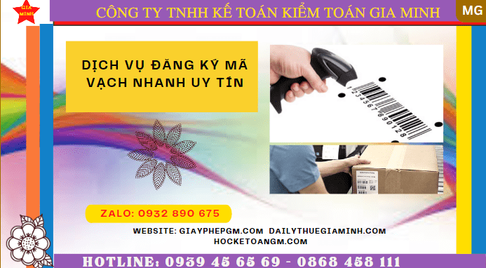 DỊCH VỤ ĐĂNG KÝ MÃ VẠCH NHANH UY TÍN TRỌN GÓI GIÁ RẺ TẠI THANH HÓA 6 Dịch vụ đăng ký mã vạch trọn gói tại Thanh Hóa