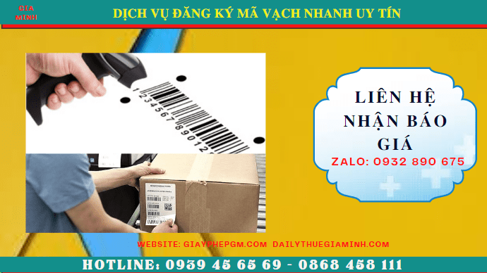 Chi phí đăng ký mã số mã vạch uy tín trọn gói tại Bình Phước
