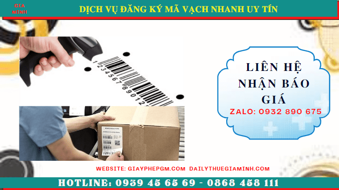 Chi phí đăng ký mã số mã vạch uy tín trọn gói tại Nghệ An