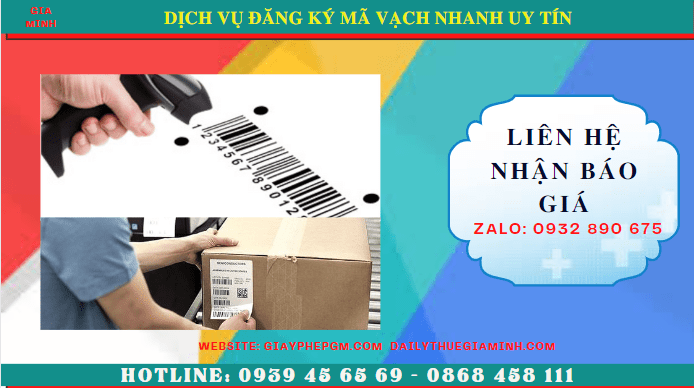 Chi phí đăng ký mã số mã vạch uy tín trọn gói tại Quảng Bình