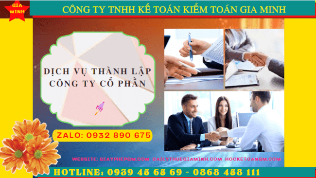 Dịch vụ thành lập công ty cổ phần trọn gói giá rẻ tại TP Cần Thơ