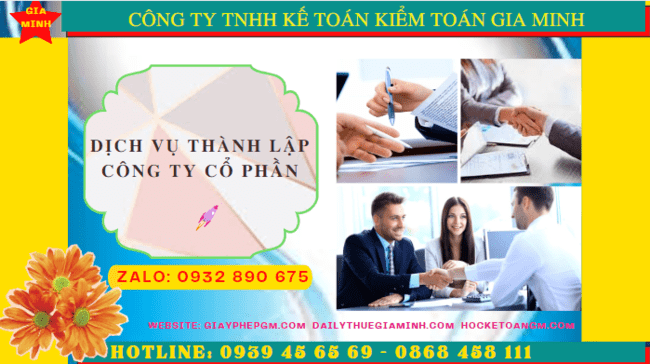 Dịch vụ tư vấn thành lập công ty cổ phần trọn gói tại Bến Tre
