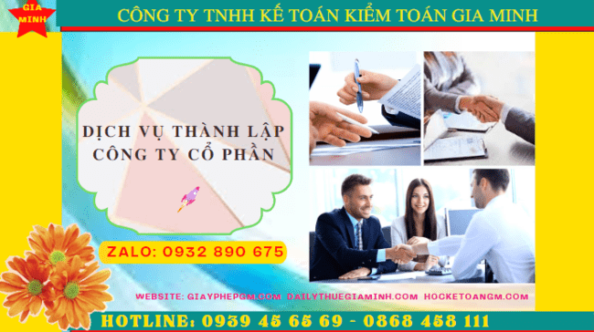 Dịch vụ tư vấn thành lập công ty cổ phần trọn gói tại Vĩnh Long