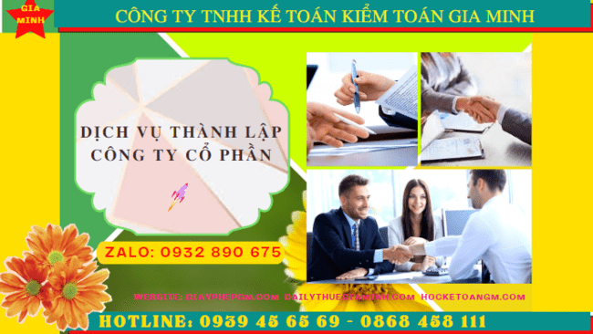 Dịch vụ tư vấn thành lập công ty cổ phần trọn gói tại Huế