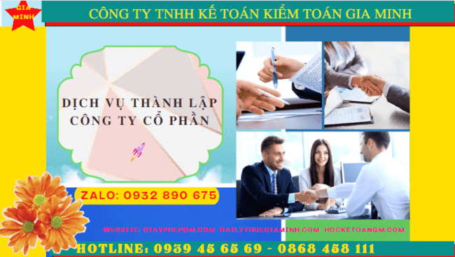 Dịch vụ thành lập công ty cổ phần trọn gói giá rẻ tại Thành Phố Hồ Chí Minh