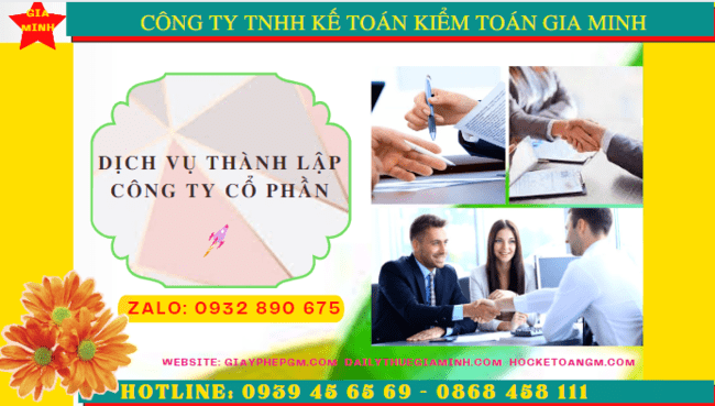 Dịch vụ thành lập công ty cổ phần trọn gói giá rẻ tại Vũng Tàu