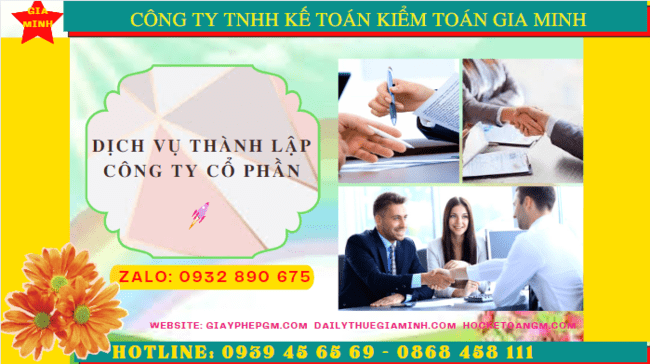 Dịch vụ thành lập công ty cổ phần trọn gói giá rẻ tại Bình Phước