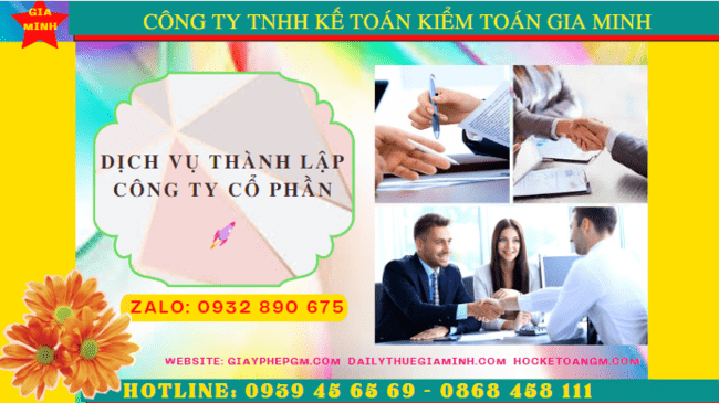 Dịch vụ thành lập công ty cổ phần trọn gói giá rẻ tại Bình Thuận