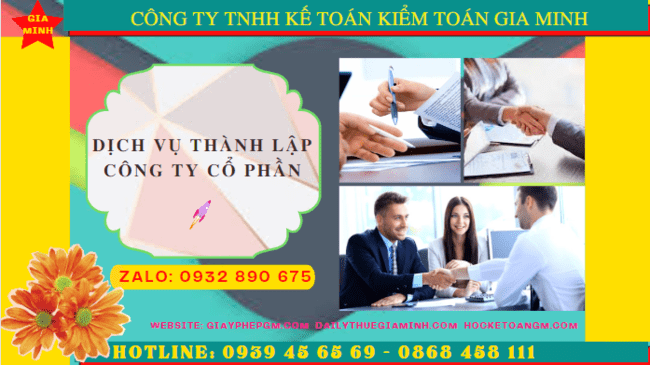Dịch vụ thành lập công ty cổ phần trọn gói giá rẻ tại  Yên Bái