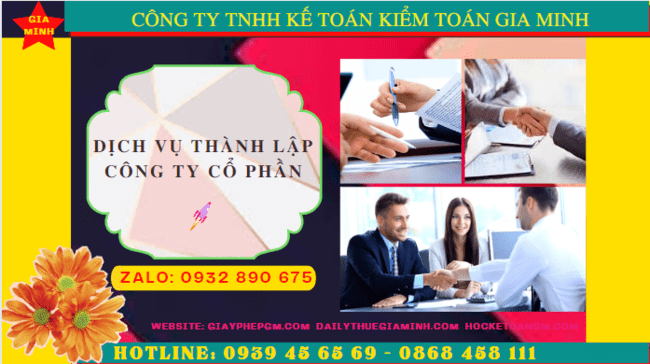 Dịch vụ thành lập công ty cổ phần trọn gói giá rẻ tại Thành Phố Hồ Chí Minh