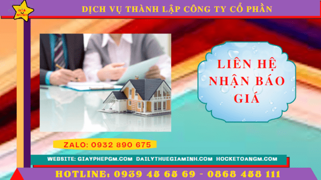 Chi phí thành lập công ty cổ phần trọn gói tại Cà Mau