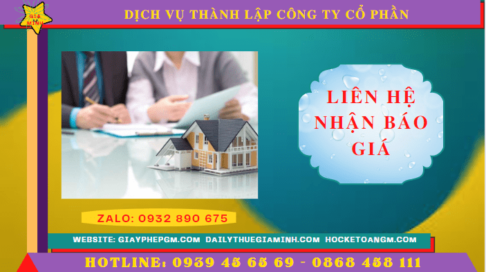 Chi phí thành lập công ty cổ phần trọn gói tại Kiên Giang