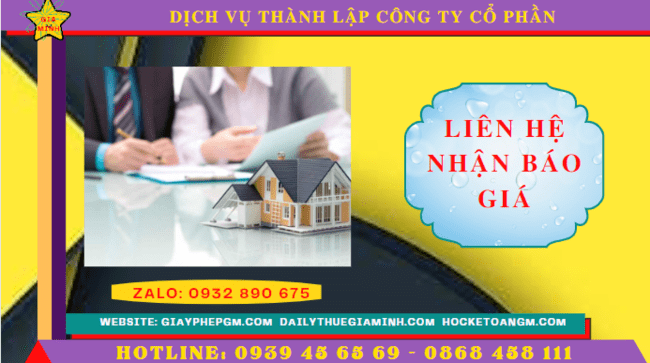 Chi phí thành lập công ty cổ phần trọn gói tại Đồng Nai