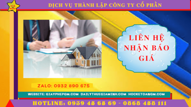 Chi phí thành lập công ty cổ phần trọn gói tại Đắk Nông