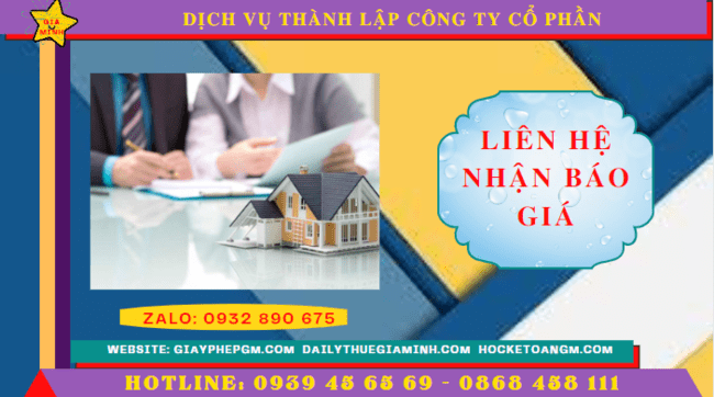 Chi phí thành lập công ty cổ phần trọn gói tại Bình Thuận