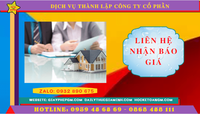 Chi phí thành lập công ty cổ phần trọn gói tại Thành Phố Thủ Đức - TPHCM
