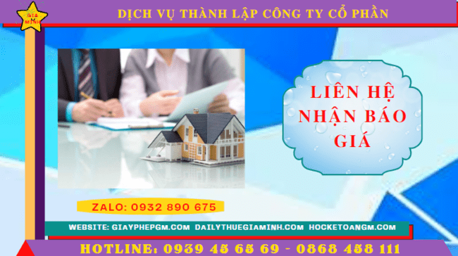 Chi phí thành lập công ty cổ phần trọn gói tại Vũng Tàu
