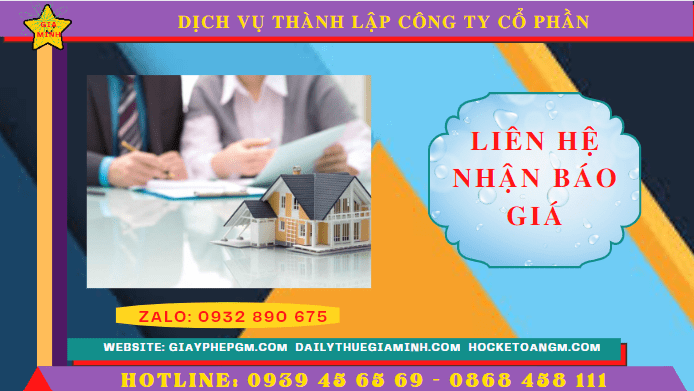 Chi phí thành lập công ty cổ phần trọn gói tại Nghệ An
