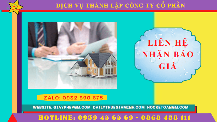 Chi phí thành lập công ty cổ phần trọn gói tại Thanh Hóa