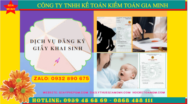 Dịch vụ đăng ký giấy khai sinh tại Cần Thơ 6 Dịch vụ đăng ký giấy khai sinh nhanh tại thành phố Cần Thơ