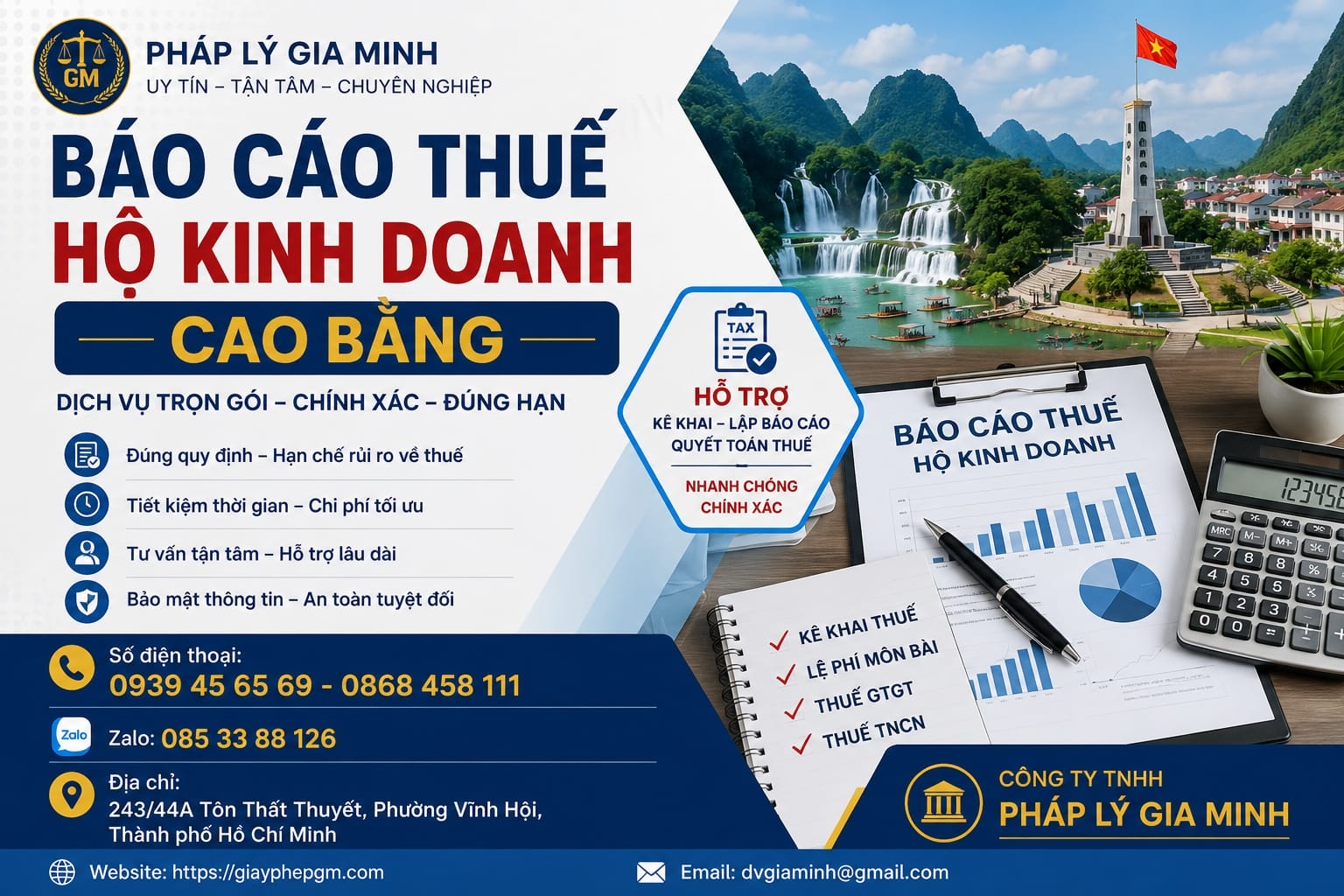 Báo cáo thuế hộ kinh doanh Cao Bằng
