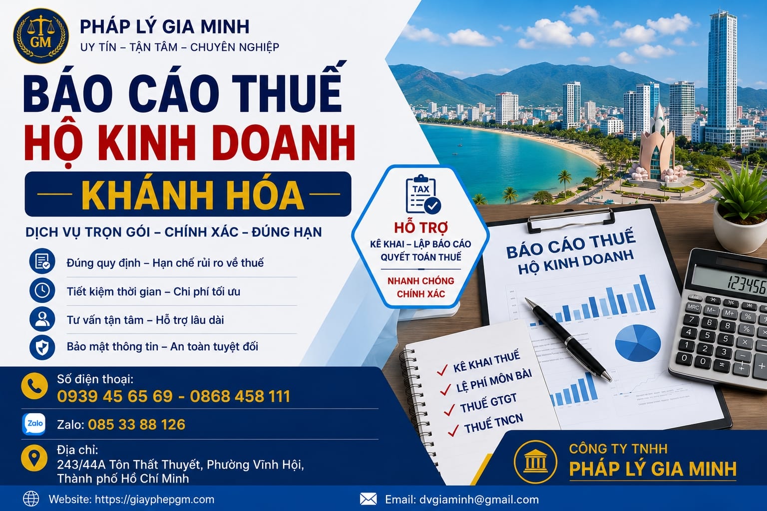 Báo cáo thuế hộ kinh doanh Khánh Hòa