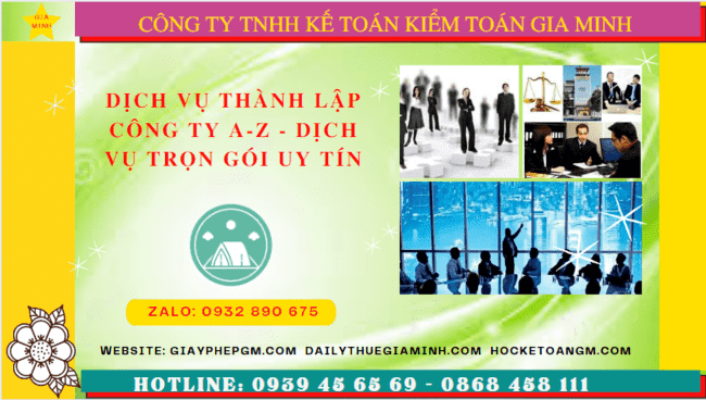 Dịch vụ thành lập doanh nghiệp giá rẻ uy tín tại Thành Phố Thủ Đức - TPHCM