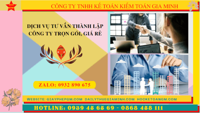 Dịch vụ tư vấn thành lập công ty trọn gói giá rẻ tại thành phố châu đốc 6 Dịch vụ tư vấn thành lập công ty trọn gói, giá rẻ tại Thành phố Châu Đốc