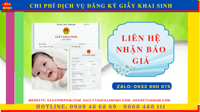 Chi phí đăng ký giấy khai sinh nhanh tại Quận Ninh Kiều