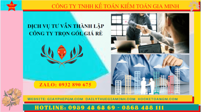 Dịch vụ tư vấn thành lập công ty trọn gói, giá rẻ tại thành phố đà nẵng