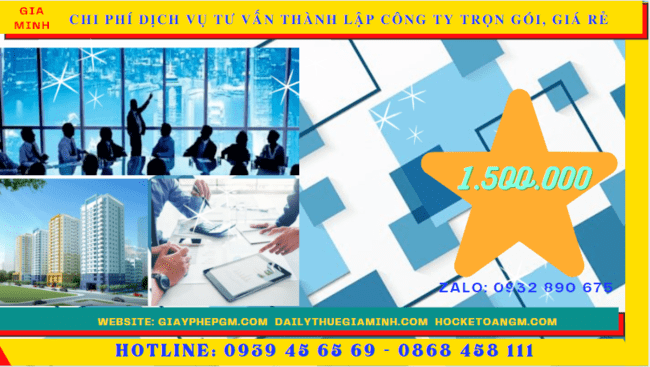 Dịch vụ thành lập công ty nhanh - trọn gói - giá rẻ tại hải phòng