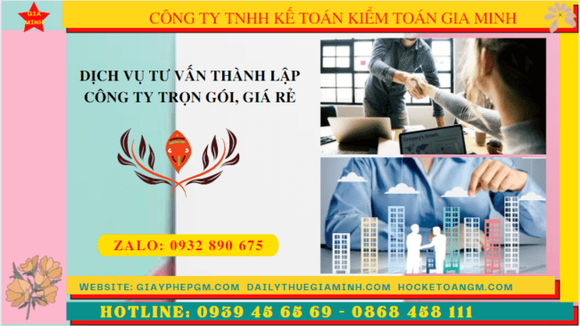 Dịch vụ thành lập công ty nhanh - trọn gói - giá rẻ tại thành phố hải phòng