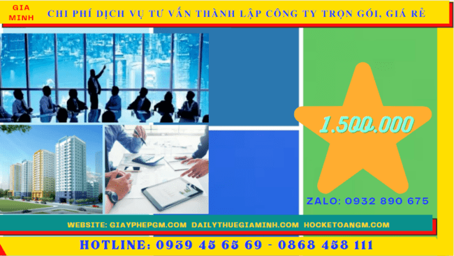 Dịch vụ tư vấn thành lập công ty trọn gói giá rẻ tại thành phố hải phòng 5 Chi phí thành lập công ty trọn gói bao nhiêu tại thành phố hải phòng