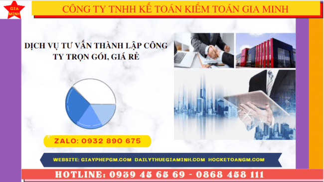 Dịch vụ tư vấn thành lập công ty trọn gói, giá rẻ tại Hậu Giang