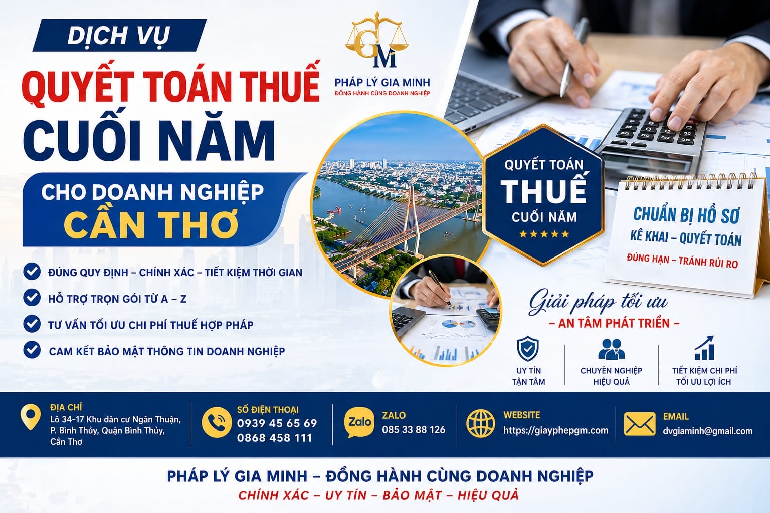 Công ty dịch vụ làm sổ sách kế toán hàng đầu Cần Thơ