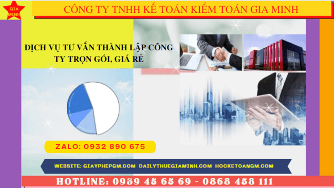 Chi phí thành lập công ty trọn gói bao nhiêu tại Tiền Giang