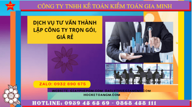 Dịch vụ tư vấn thành lập công ty trọn gói giá rẻ tại thành phố châu đốc 4 Dịch vụ thành lập công ty trọn gói tại Thành phố Châu Đốc