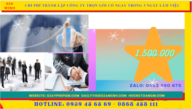 Bảng giá thành lập doanh nghiệp trọn gói chỉ với 399.000đ tại Thành Phố Cần Thơ