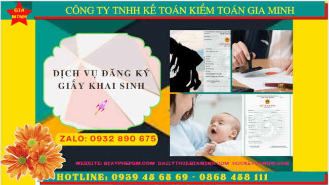Dịch vụ đăng ký giấy khai sinh nhanh tại Hà Nội
