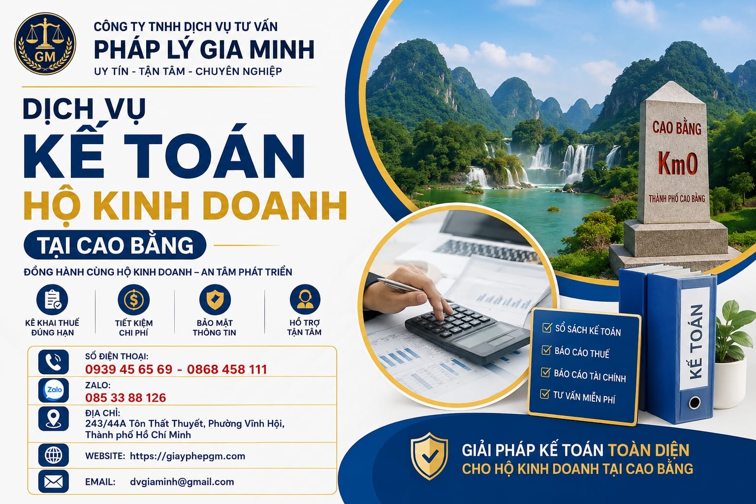 Dịch vụ kế toán hộ kinh doanh tại Cao Bằng