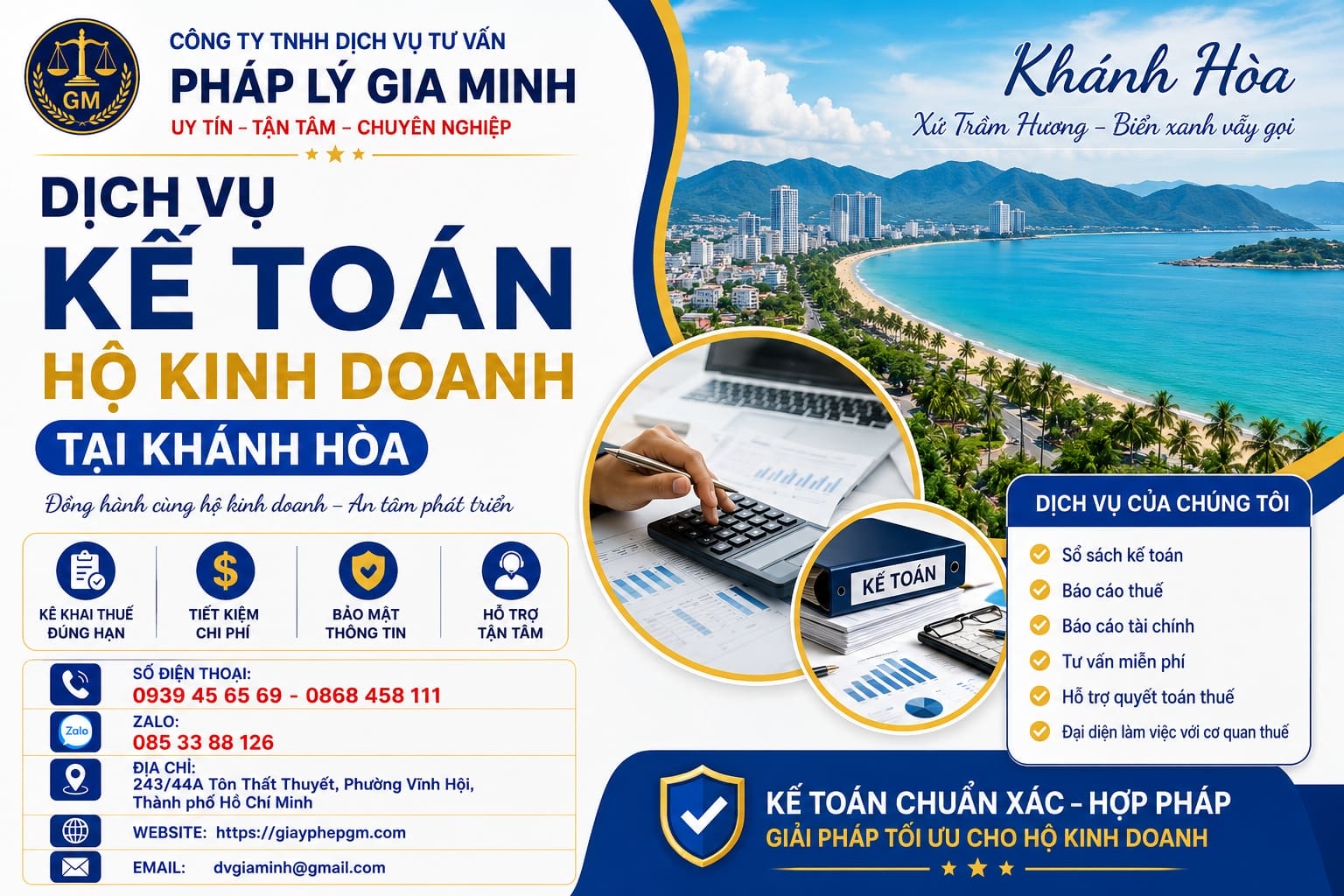 Dịch vụ kế toán hộ kinh doanh tại Khánh Hòa