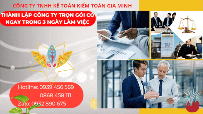 Thành lập công ty trọn gói tại Quận Thanh Khê có ngay trong 3 ngày làm việc