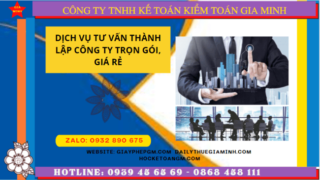 Dịch vụ thành lập công ty trọn gói giá rẻ tại Kiên Giang