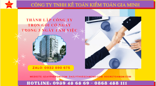 Dịch vụ tư vấn thành lập công ty trọn gói tại Cà Mau