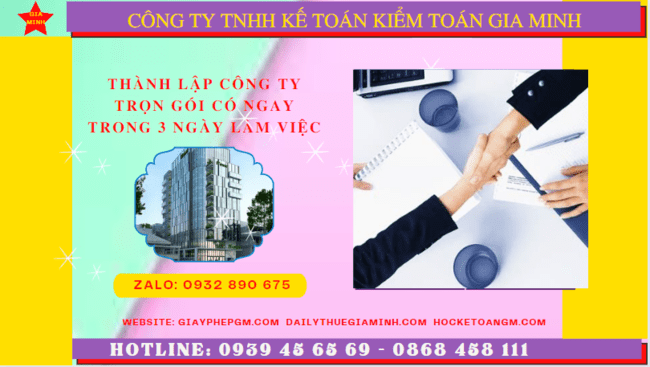 Dịch vụ tư vấn thành lập công ty trọn gói tại Đồng Tháp